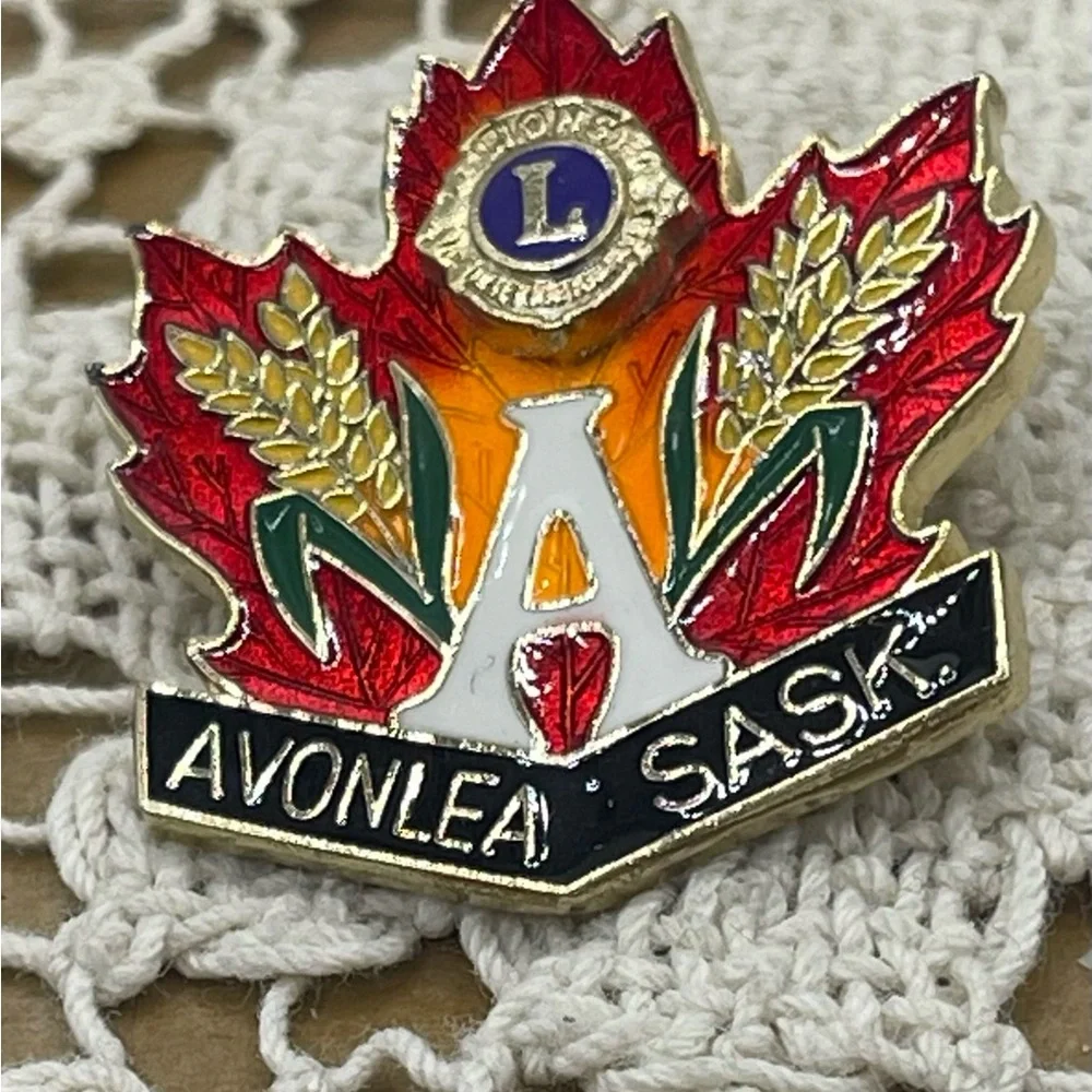 Avonlea Sask Leaf Legion Pin